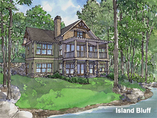 The 'Island Bluff' design by Mitch Ginn