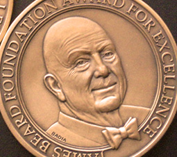 James Beard Award medallion