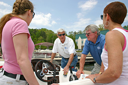 LMRA members instruct boaters at Women on Lake Martin boating class