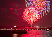 Fireworks on Lake Martin
