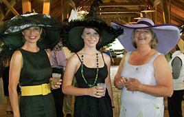 Derby Day ladies at The Stables