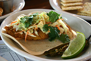 The Catfish Taco at Kowaliga